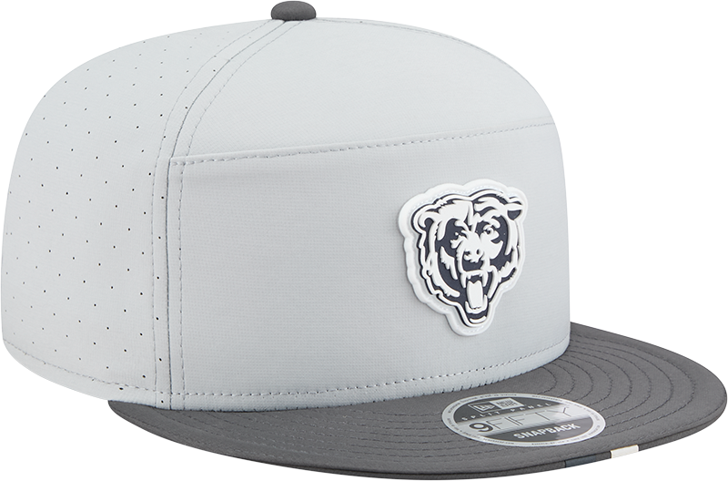 Chicago Bears New Era Gray/Graphite 2025 NFL Training Camp Split Panel 9FIFTY Snapback Hat for Men product image 3, provided