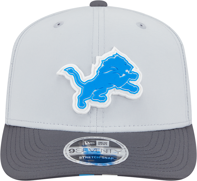 Detroit Lions New Era Gray/Graphite 2025 NFL Training Camp 9SEVENTY Adjustable Hat for Men product image 2, provided for