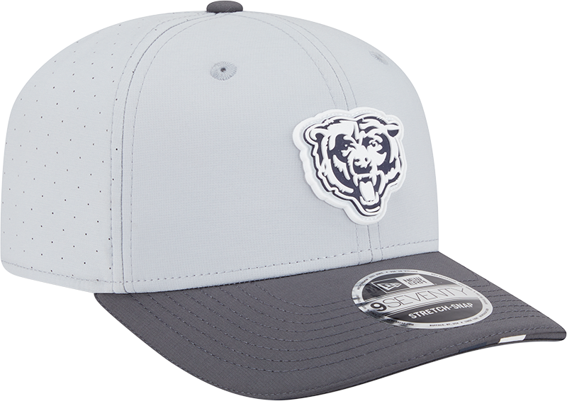 Chicago Bears New Era Gray/Graphite 2025 NFL Training Camp 9SEVENTY Adjustable Hat for Men product image 3, provided for
