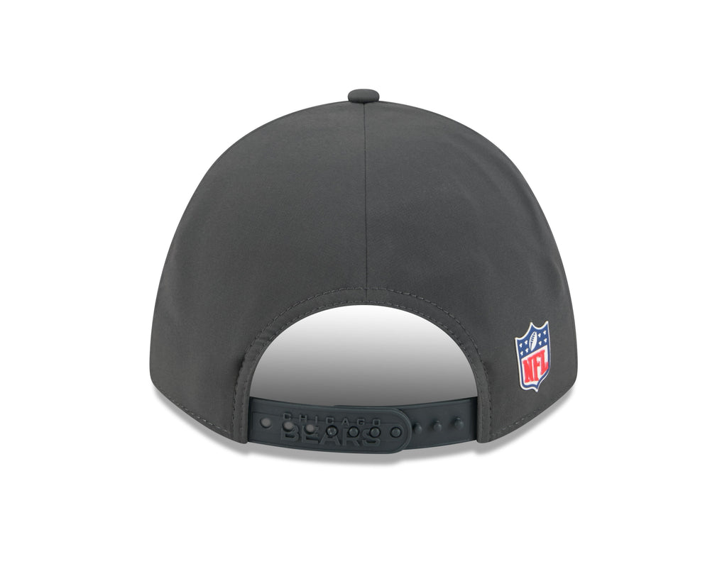 Chicago Bears New Era C Graphite 2025 NFL Sideline Cold 9FORTY M-Crown Adjustable Hat for Men product image 6, provided for