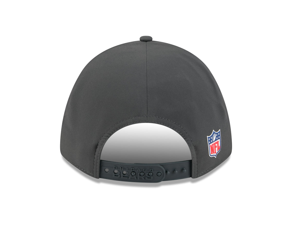 Chicago Bears New Era C Graphite 2025 NFL Sideline Cold 9FORTY M-Crown Adjustable Hat for Men product image 6, provided for