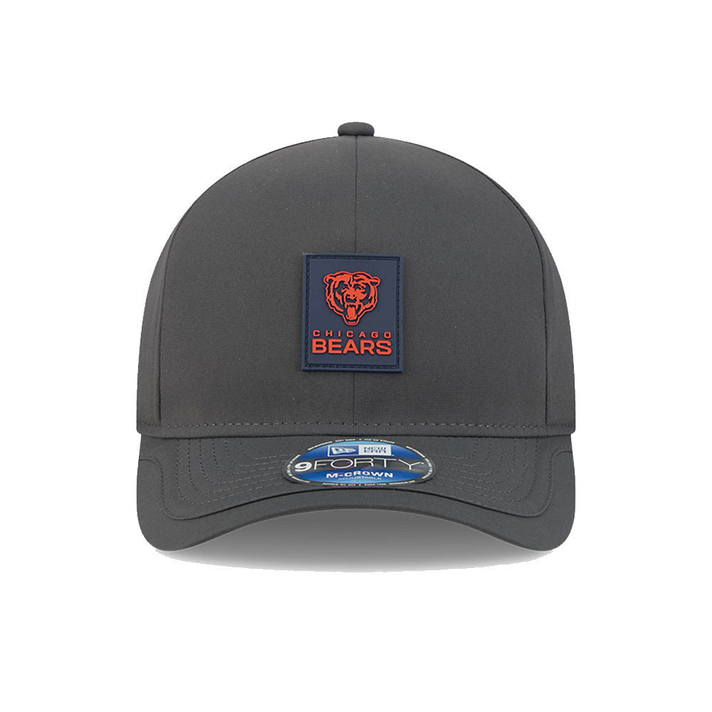 Chicago Bears New Era Graphite 2025 NFL Sideline Cold 9FORTY M-Crown Adjustable Hat for Men product image 2, provided for