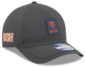 Chicago Bears New Era Graphite 2025 NFL Sideline Cold 9FORTY M-Crown Adjustable Hat for Men product image 1, provided for