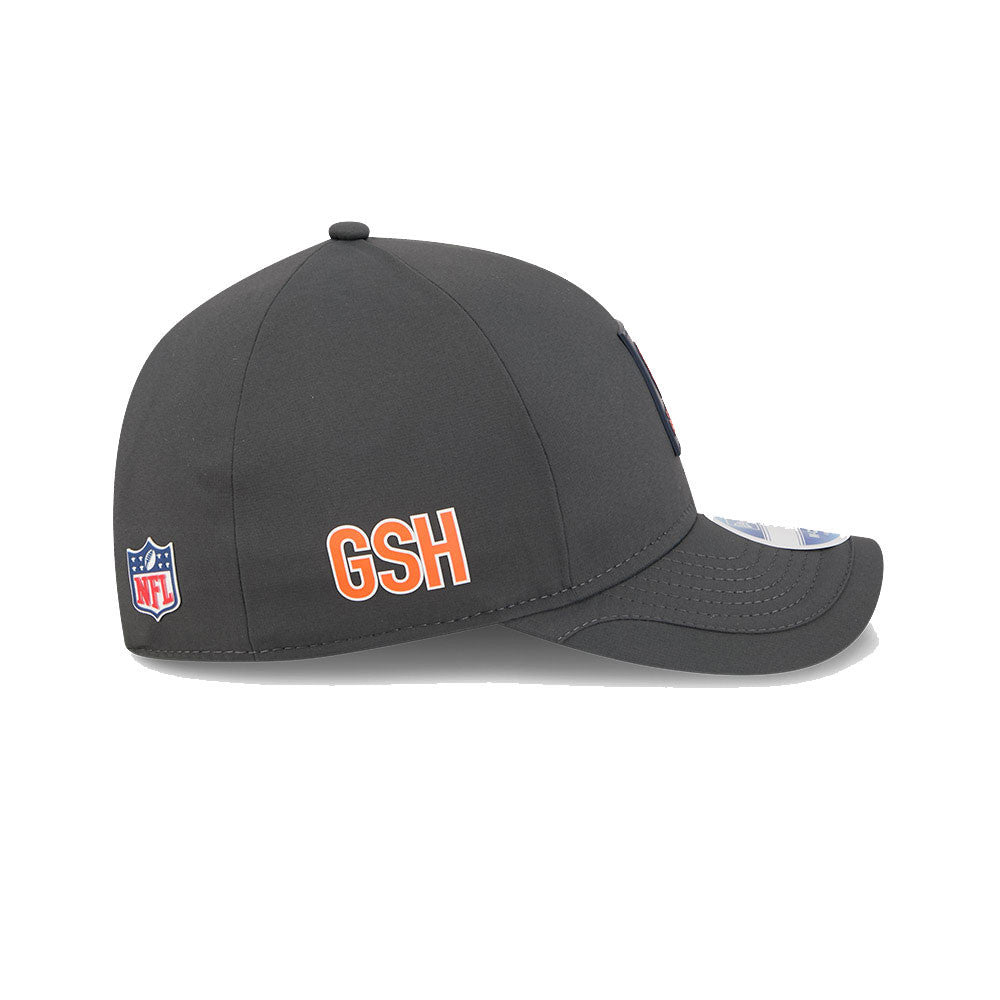 Chicago Bears New Era Graphite 2025 NFL Sideline Cold 9FORTY M-Crown Adjustable Hat for Men product image 5, provided for