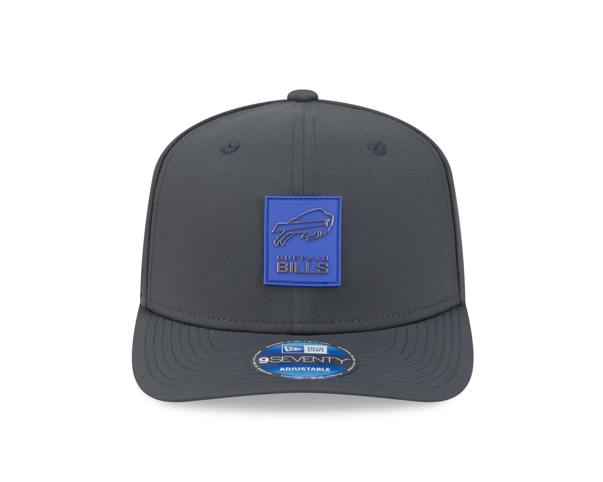 Buffalo Bills New Era Graphite 2025 Sideline 9SEVENTY Cold Adjustable Hat for Men product image 2, provided for visual