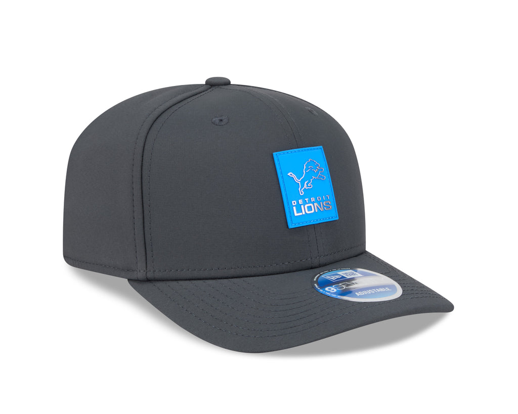 Detroit Lions New Era Graphite 2025 Sideline 9SEVENTY Cold Adjustable Hat for Men product image 3, provided for visual