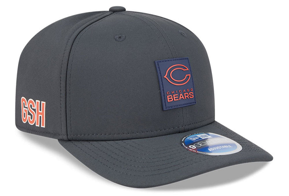 Chicago Bears New Era Graphite 2025 Sideline C 9SEVENTY Cold Adjustable Hat for Men product image 1, provided for visual