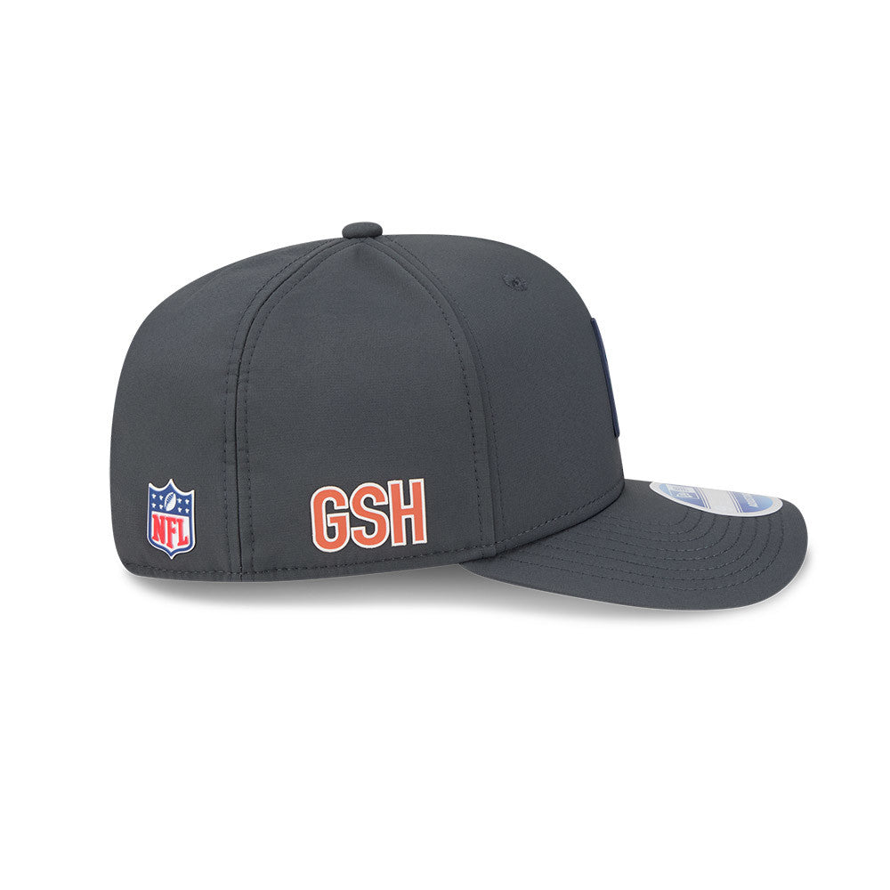 Chicago Bears New Era Graphite 2025 Sideline C 9SEVENTY Cold Adjustable Hat for Men product image 5, provided for visual