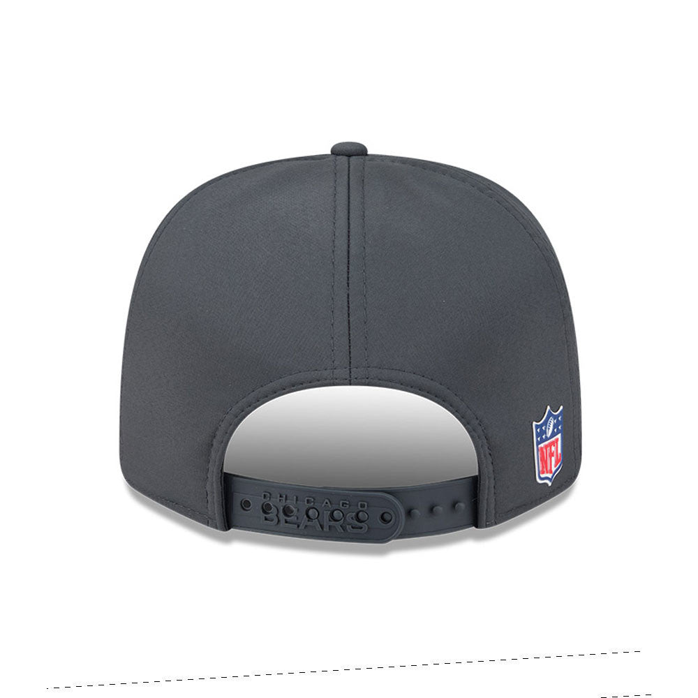 Chicago Bears New Era Graphite 2025 Sideline B 9SEVENTY Cold Adjustable Hat for Men product image 6, provided for visual