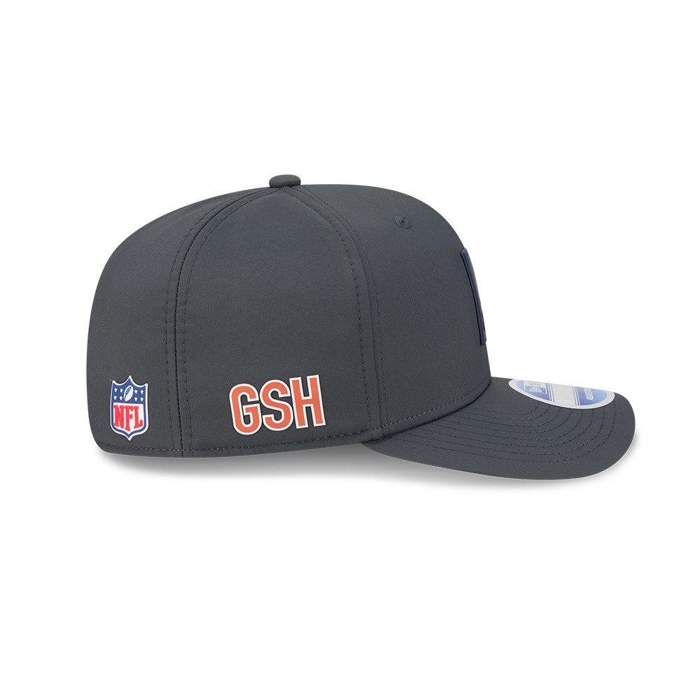 Chicago Bears New Era Graphite 2025 Sideline B 9SEVENTY Cold Adjustable Hat for Men product image 5, provided for visual