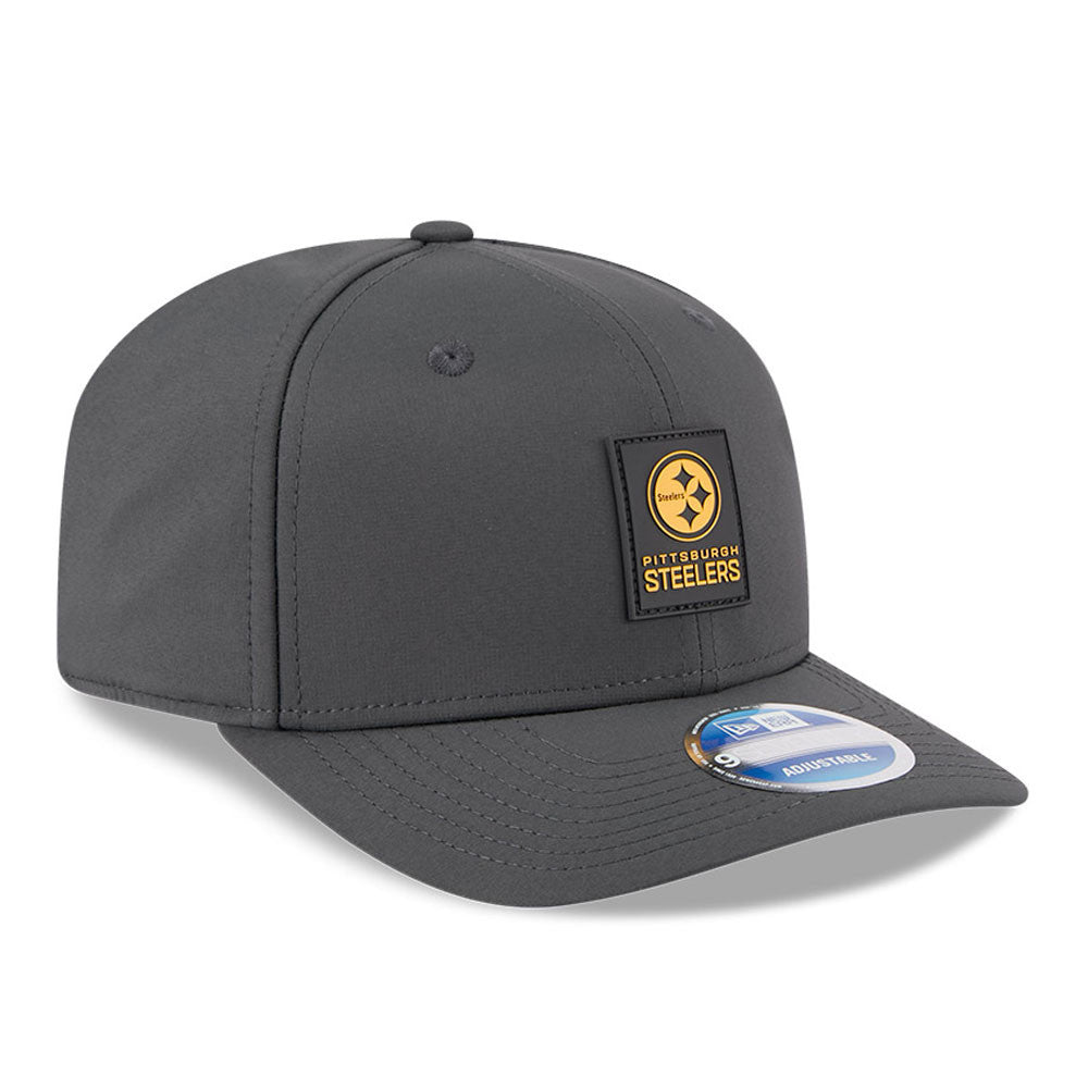 Pittsburgh Steelers New Era Graphite 2025 Sideline 9SEVENTY Cold Adjustable Hat for Men product image 3, provided for visual