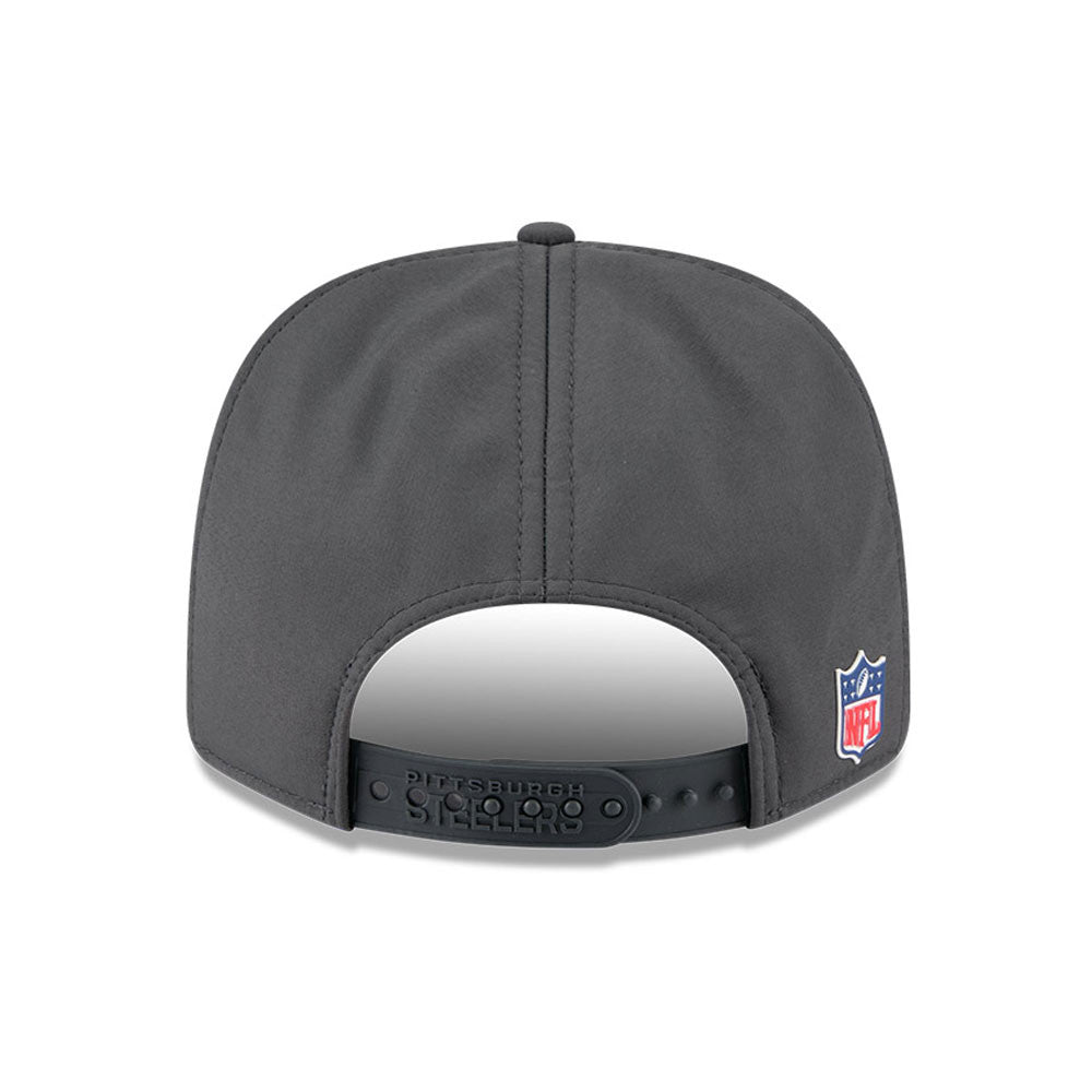 Pittsburgh Steelers New Era Graphite 2025 Sideline 9SEVENTY Cold Adjustable Hat for Men product image 6, provided for visual