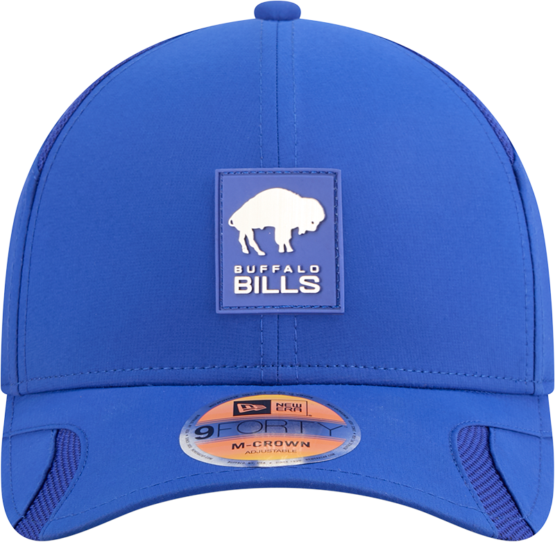 Buffalo Bills New Era Blue 2025 NFL Sideline Heat 9FORTY M-Crown Adjustable Hat for Men product image 2, provided for visual