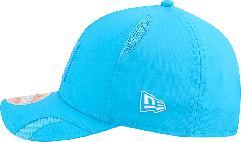 Carolina Panthers New Era Teal 2025 NFL Sideline Heat 9FORTY M-Crown Adjustable Hat for Men product image 4, provided for