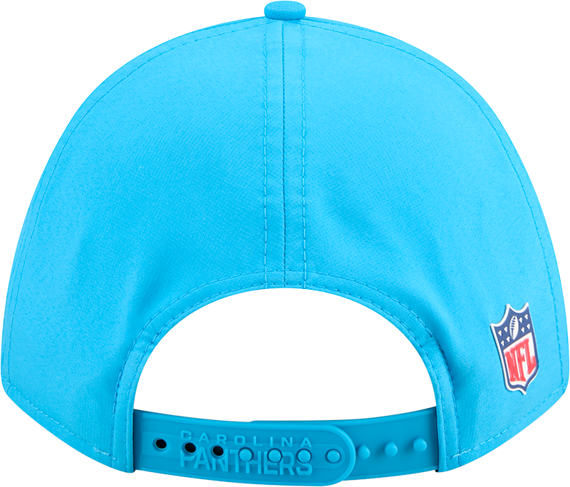 Carolina Panthers New Era Teal 2025 NFL Sideline Heat 9FORTY M-Crown Adjustable Hat for Men product image 6, provided for