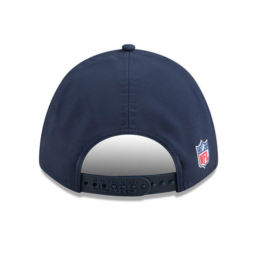 Chicago Bears New Era Navy 2025 NFL Primary Logo Sideline Heat 9FORTY M-Crown Adjustable Hat for Men product image 6,