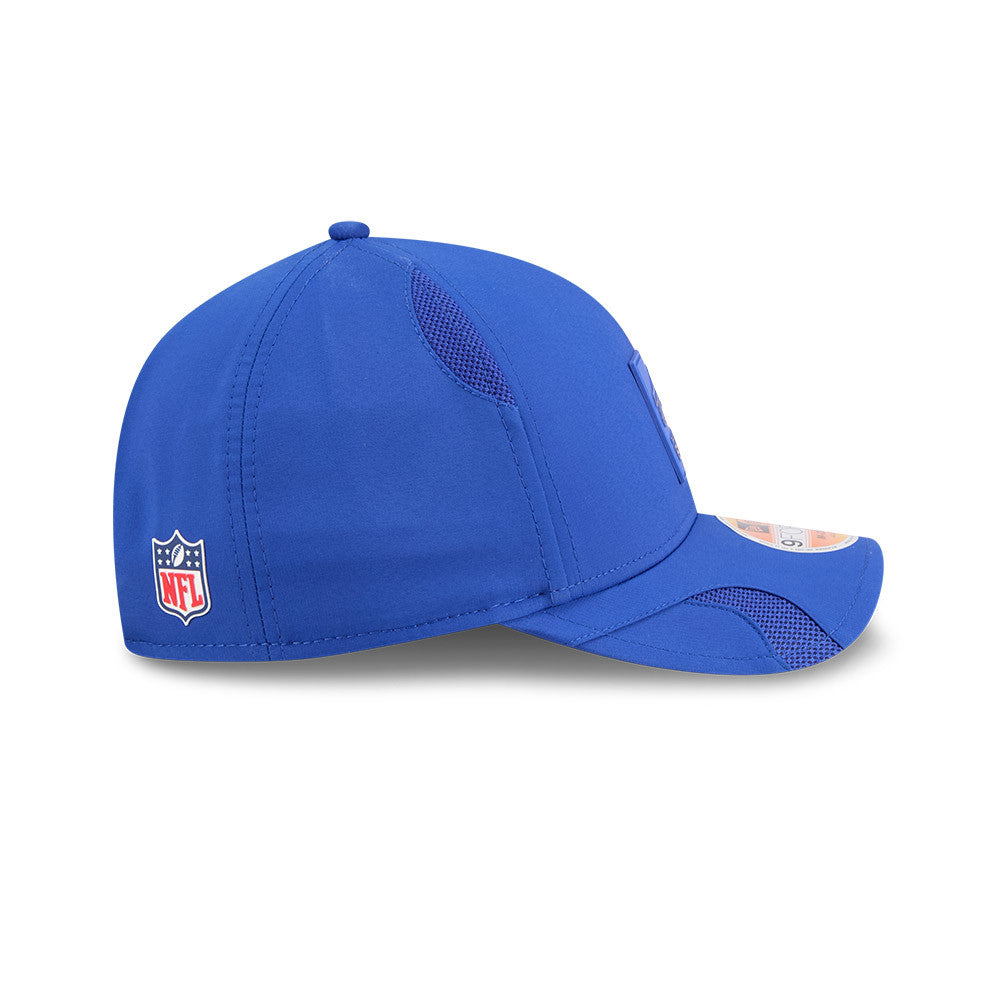 Buffalo Bills New Era Blue 2025 NFL Primary Logo Sideline Heat 9FORTY M-Crown Adjustable Hat for Men product image 5,