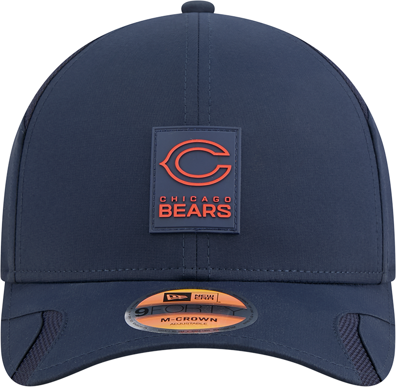Chicago Bears New Era Navy 2025 NFL Sideline Heat Alternate Logo 9FORTY M-Crown Adjustable Hat for Men product image 2,
