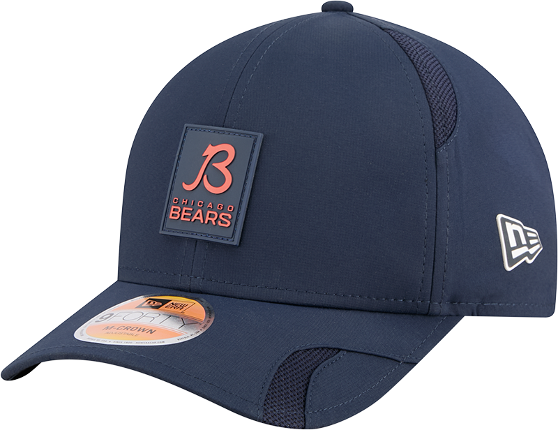 Chicago Bears New Era Navy 2025 NFL Sideline Heat B 9FORTY M-Crown Adjustable Hat for Men product image 1, provided for
