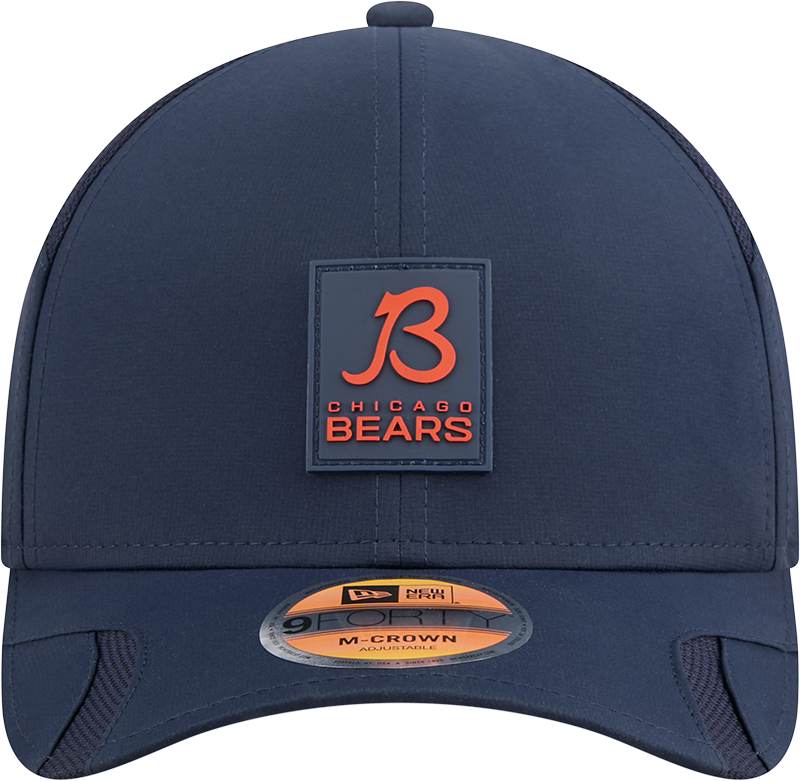 Chicago Bears New Era Navy 2025 NFL Sideline Heat B 9FORTY M-Crown Adjustable Hat for Men product image 2, provided for
