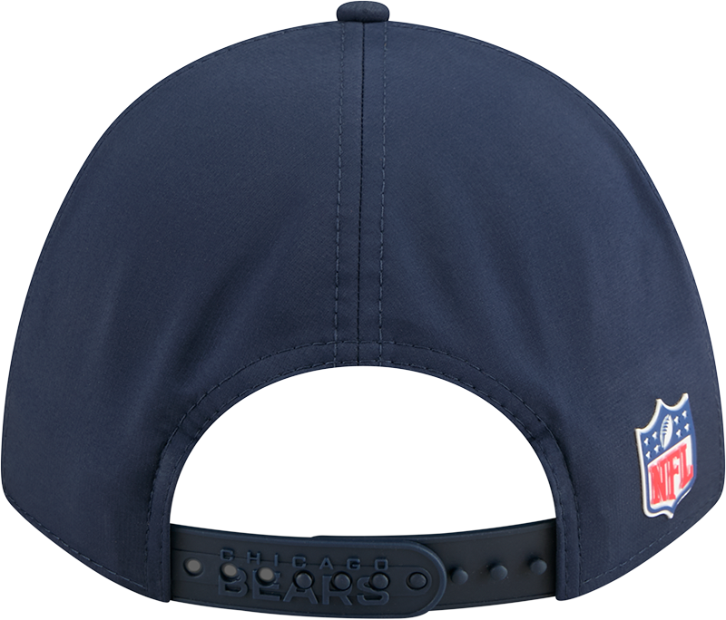 Chicago Bears New Era Navy 2025 NFL Sideline Heat B 9FORTY M-Crown Adjustable Hat for Men product image 6, provided for