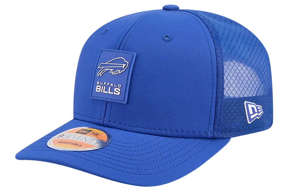 Buffalo Bills New Era Blue 2025 NFL Sideline Heat 9SEVENTY Adjustable Hat for Men product image 1, provided for visual