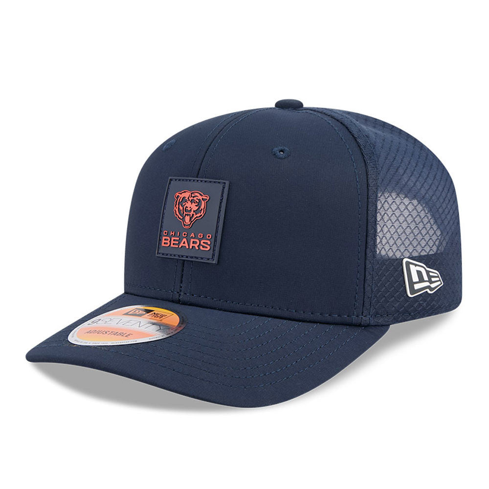 Chicago Bears New Era Navy 2025 NFL Sideline Heat 9SEVENTY Adjustable Hat for Men product image 1, provided for visual