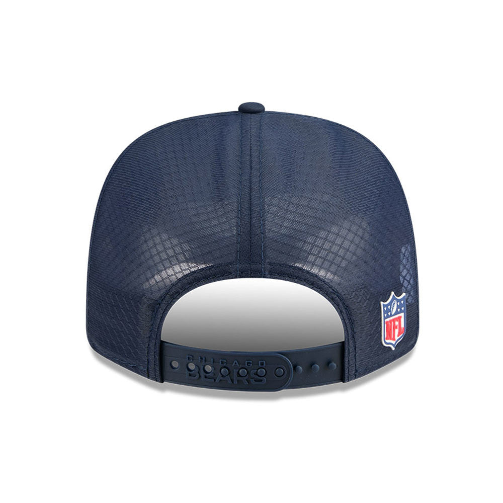 Chicago Bears New Era Navy 2025 NFL Sideline Heat 9SEVENTY Adjustable Hat for Men product image 6, provided for visual