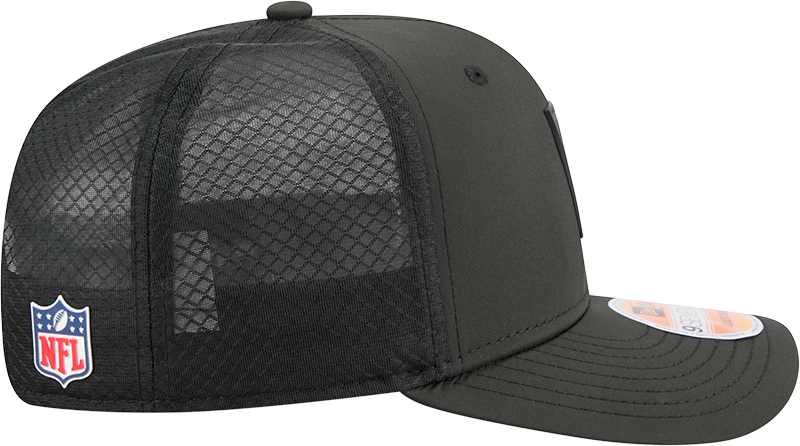 Cincinnati Bengals New Era Black 2025 Sideline 9SEVENTY Trucker Adjustable Hat for Men product image 5, provided for visual