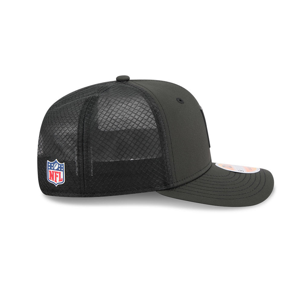 Baltimore Ravens New Era Black 2025 NFL Secondary Logo Sideline Heat 9SEVENTY Adjustable Hat for Men product image 5,