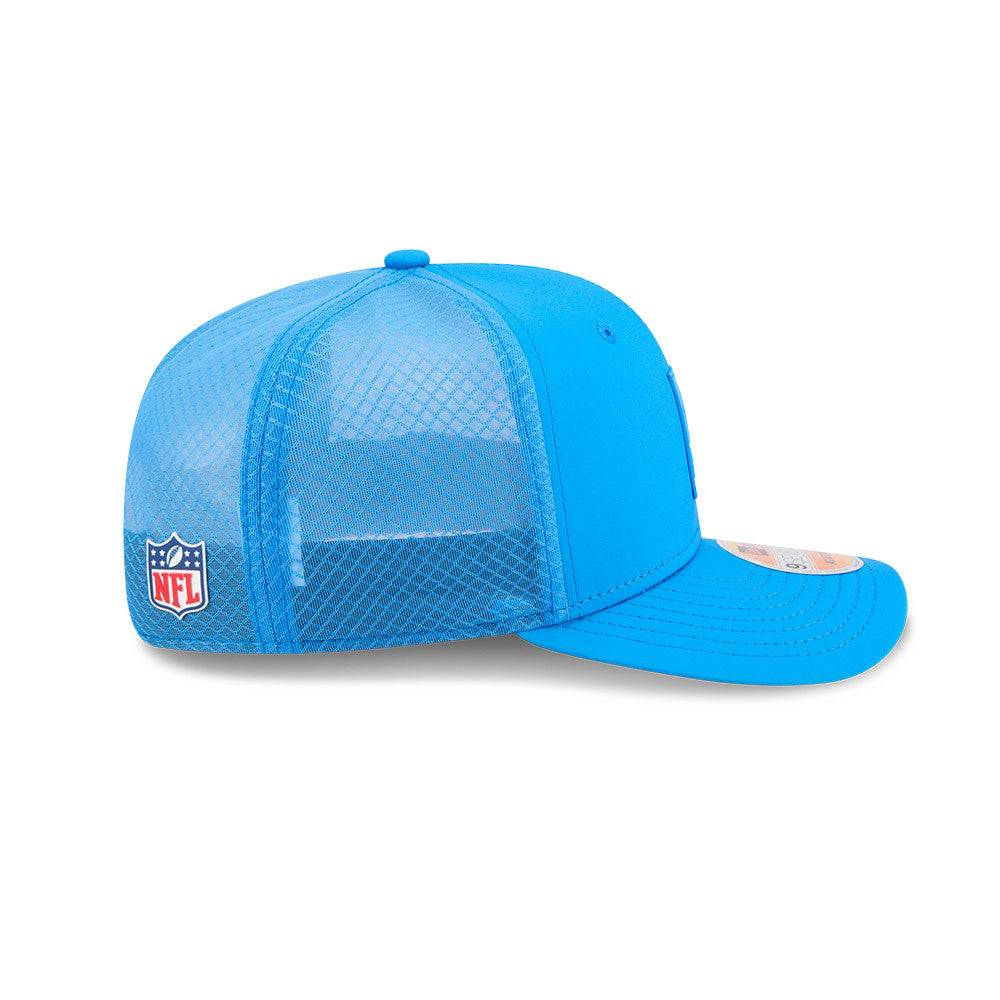 Detroit Lions New Era Blue 2025 NFL Sideline Heat 9SEVENTY Adjustable Hat for Men product image 5, provided for visual