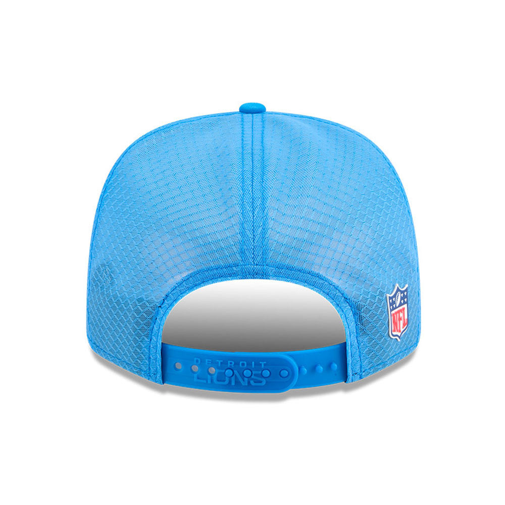 Detroit Lions New Era Blue 2025 NFL Sideline Heat 9SEVENTY Adjustable Hat for Men product image 6, provided for visual