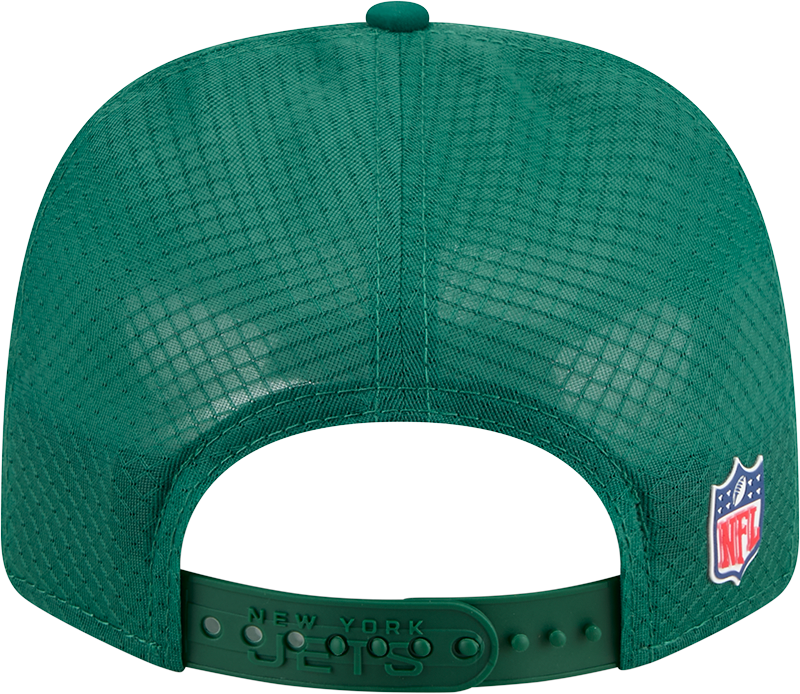 New York Jets New Era Green 2025 Sideline 9SEVENTY Trucker Adjustable Hat for Men product image 6, provided for visual