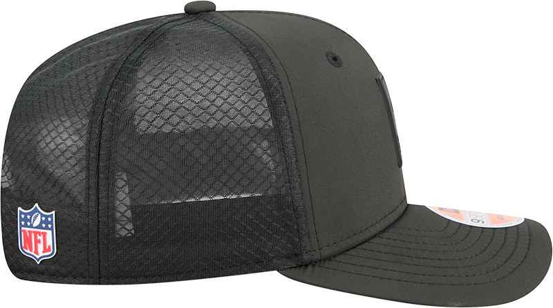 New Orleans Saints New Era Blue 2025 Sideline 9SEVENTY Trucker Adjustable Hat for Men product image 4, provided for visual