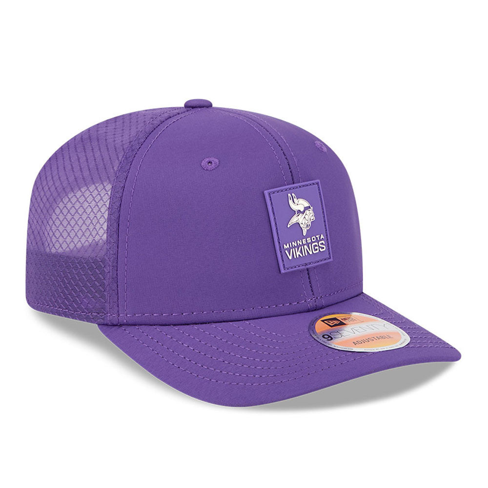 Minnesota Vikings New Era Purple 2025 NFL Sideline Heat 9SEVENTY Adjustable Hat for Men product image 3, provided for visual