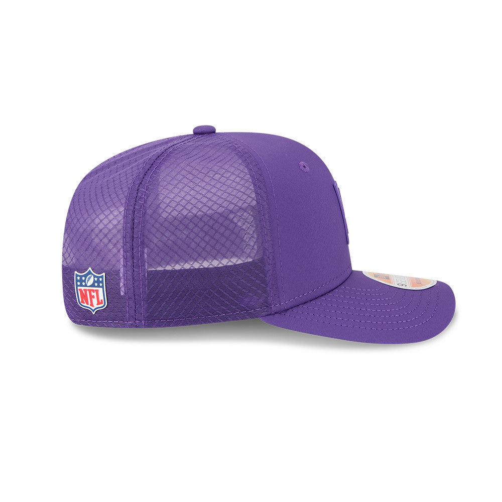 Minnesota Vikings New Era Purple 2025 NFL Sideline Heat 9SEVENTY Adjustable Hat for Men product image 5, provided for visual
