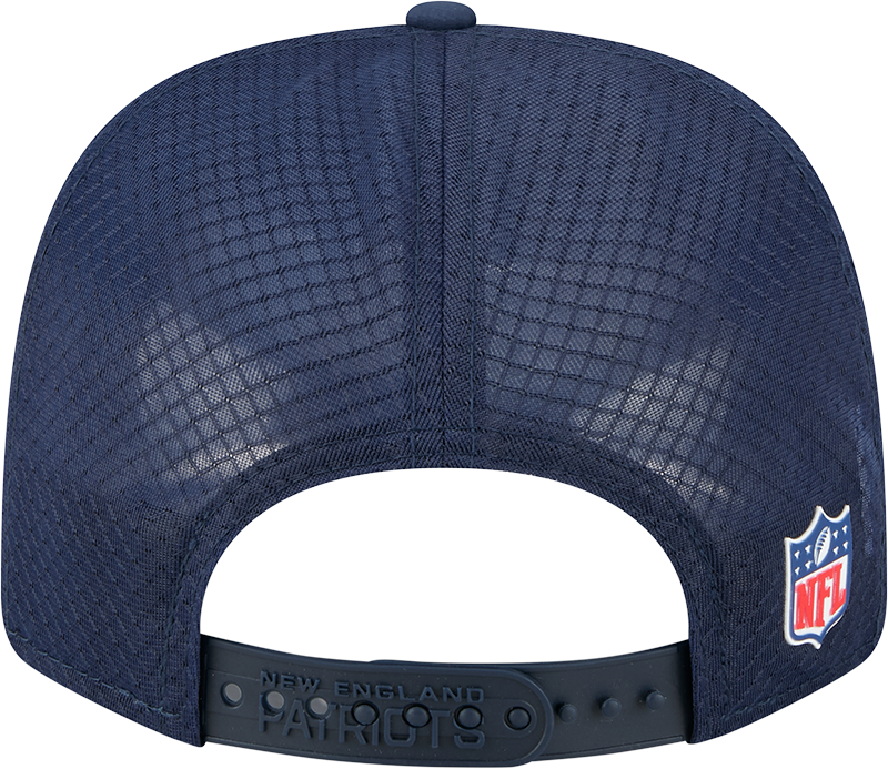 New England Patriots New Era Navy 2025 Sideline 9SEVENTY Trucker Adjustable Hat for Men product image 6, provided for visual