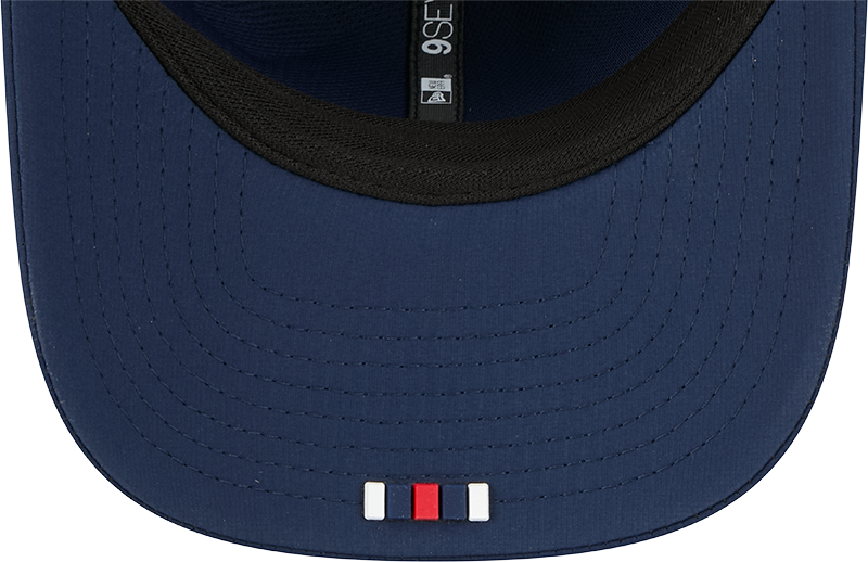 New England Patriots New Era Navy 2025 Sideline 9SEVENTY Trucker Adjustable Hat for Men product image 7, provided for visual