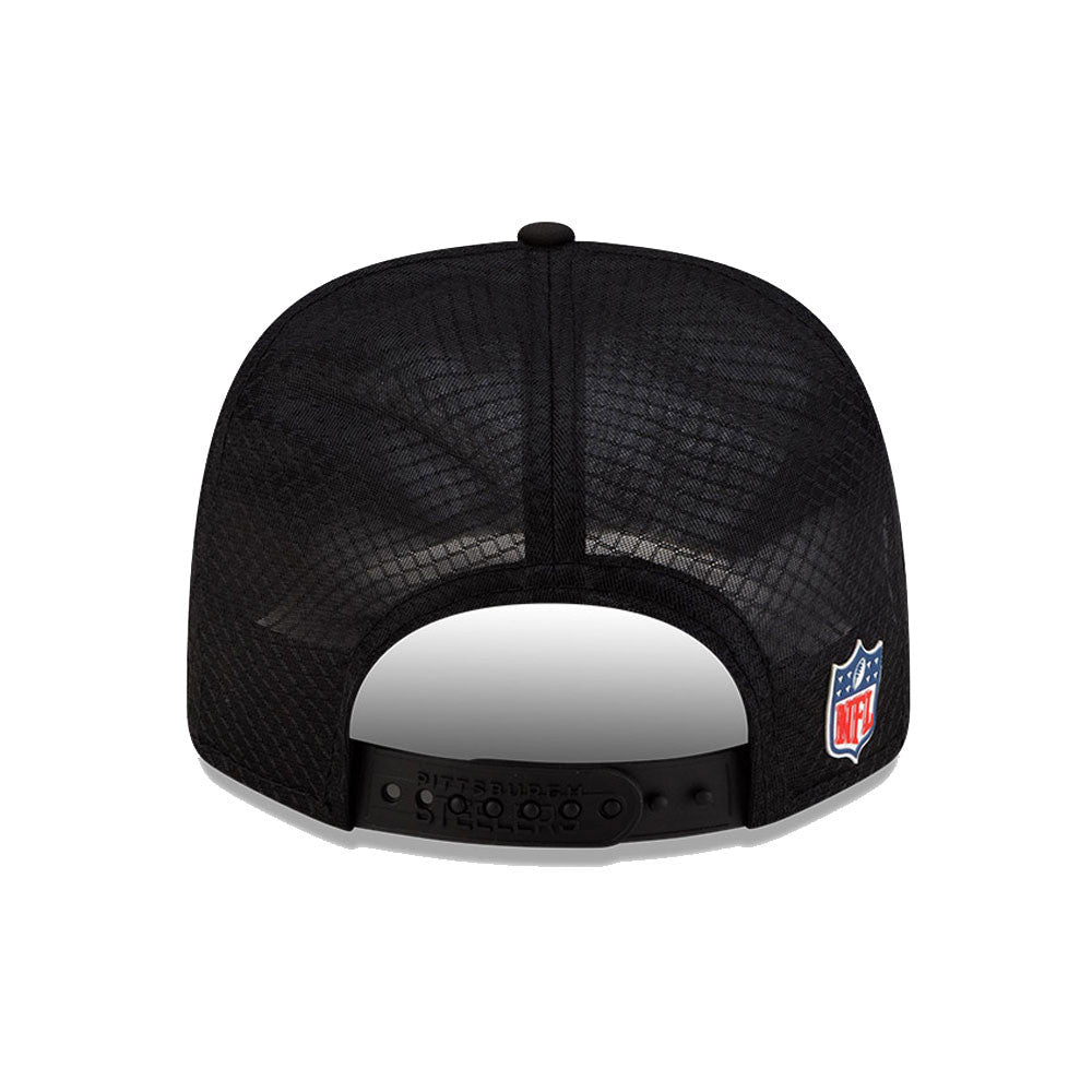 Pittsburgh Steelers New Era Black 2025 NFL Sideline Heat 9SEVENTY Adjustable Hat for Men product image 6, provided for