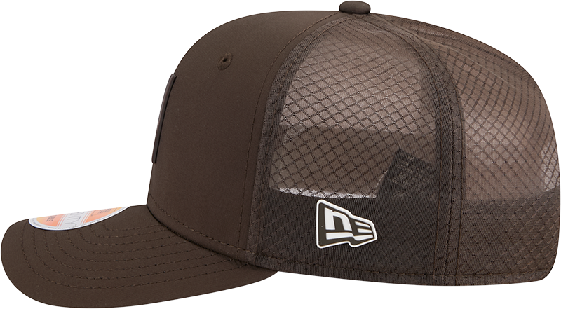 Cleveland Browns New Era Brown 2025 Sideline Brownie 9SEVENTY Trucker Adjustable Hat for Men product image 5, provided for