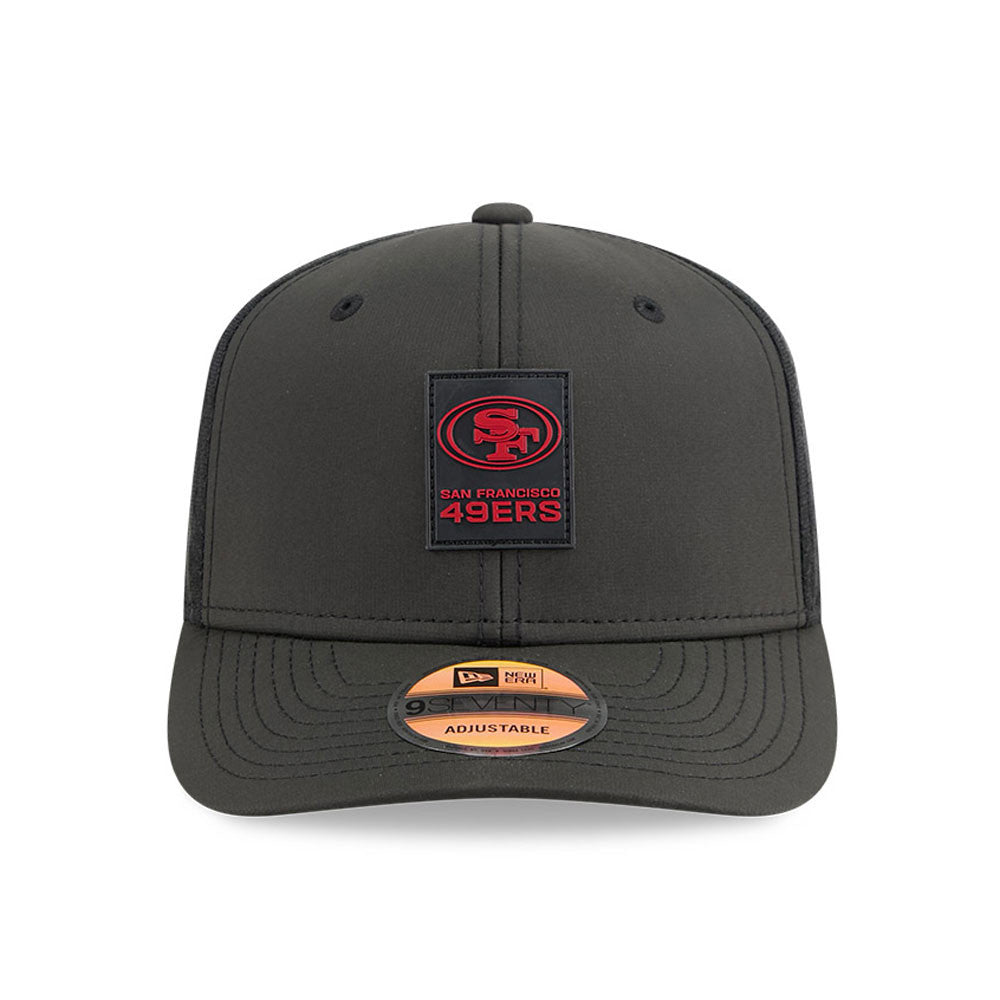 San Francisco 49ers New Era Black 2025 NFL Sideline Heat 9SEVENTY Adjustable Hat for Men product image 2, provided for