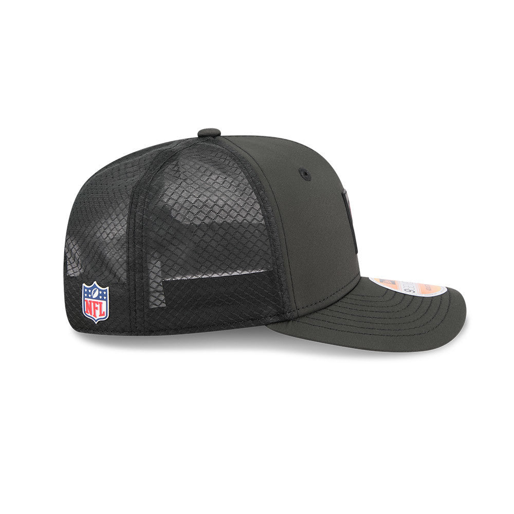 San Francisco 49ers New Era Black 2025 NFL Sideline Heat 9SEVENTY Adjustable Hat for Men product image 5, provided for
