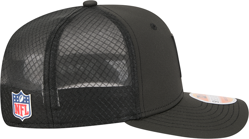 Indianapolis Colts New Era Black 2025 Sideline 9SEVENTY Trucker Adjustable Hat for Men product image 5, provided for visual