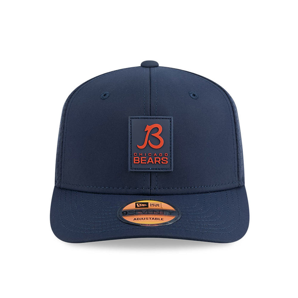 Chicago Bears New Era Navy 2025 NFL B Sideline Heat 9SEVENTY Adjustable Hat for Men product image 2, provided for visual