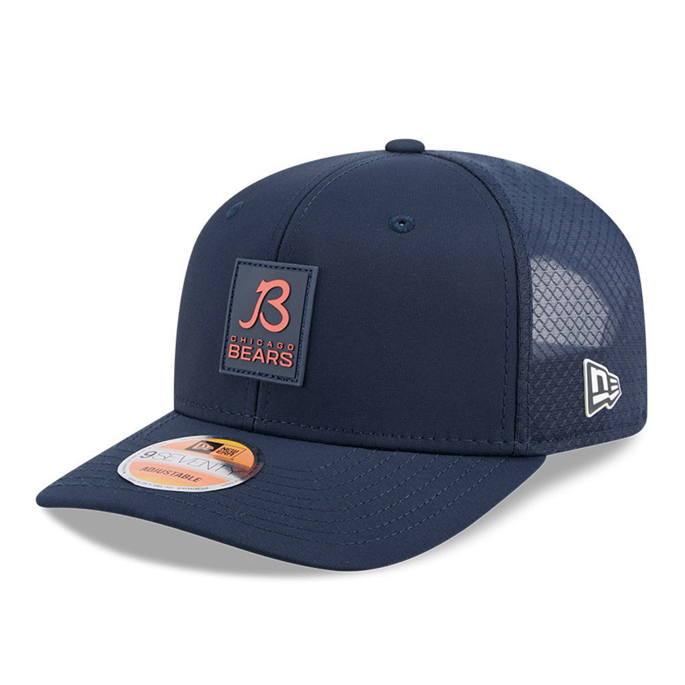 Chicago Bears New Era Navy 2025 NFL B Sideline Heat 9SEVENTY Adjustable Hat for Men product image 1, provided for visual