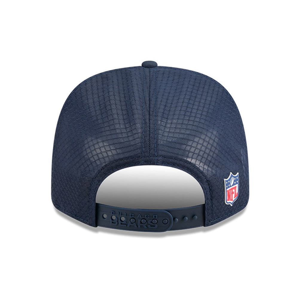 Chicago Bears New Era Navy 2025 NFL B Sideline Heat 9SEVENTY Adjustable Hat for Men product image 6, provided for visual