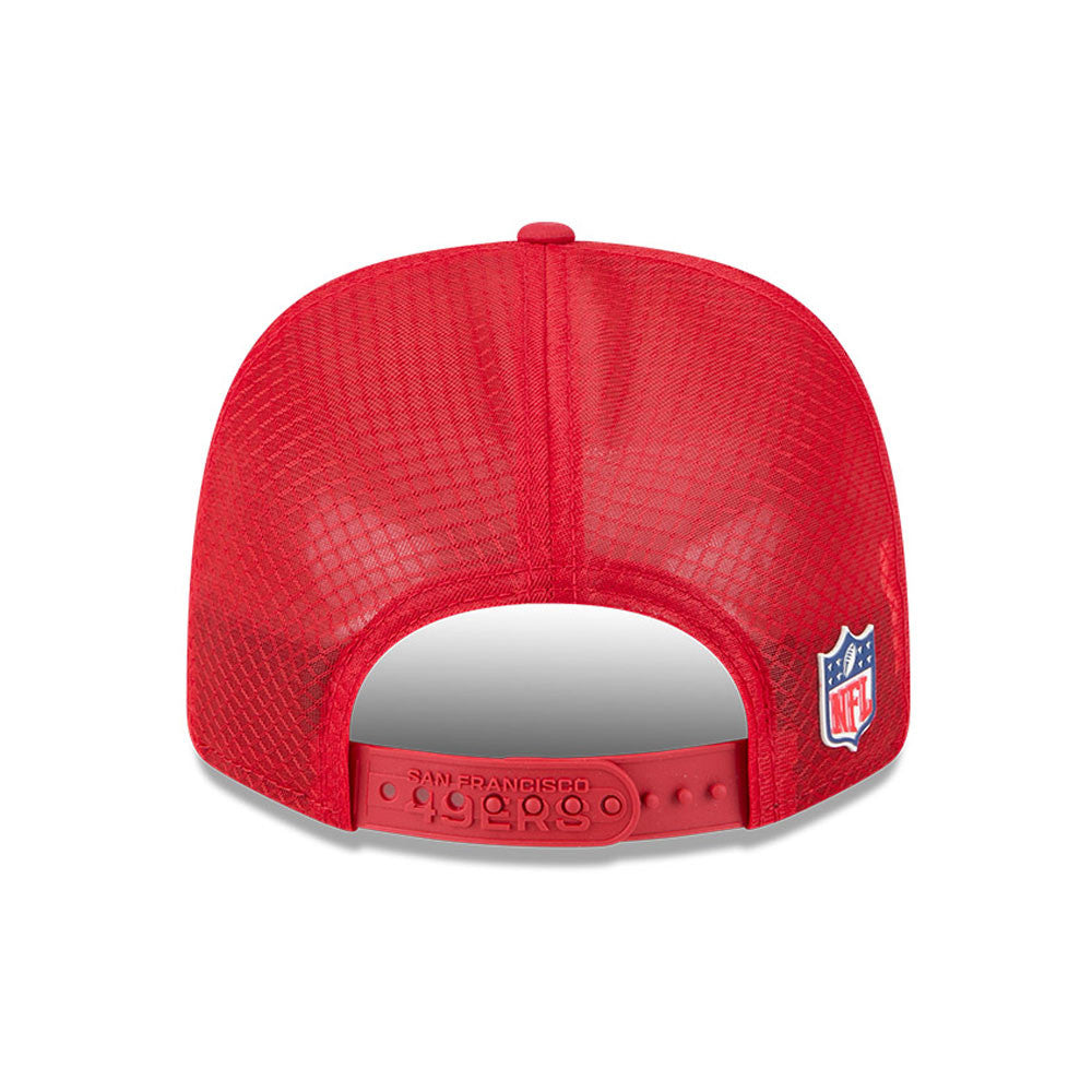 San Francisco 49ers New Era Red 2025 NFL Sideline Heat 9SEVENTY Adjustable Hat for Men product image 6, provided for visual
