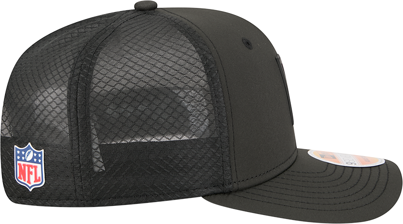 Arizona Cardinals New Era Black 2025 Sideline 9SEVENTY Trucker Adjustable Hat for Men product image 5, provided for visual