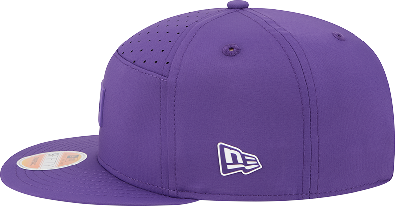 Minnesota Vikings New Era Purple 2025 Sideline Split Panel 9FIFTY Snapback Hat for Men product image 5, provided for visual