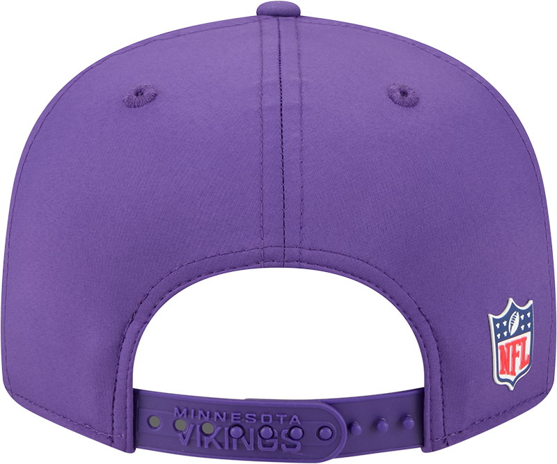 Minnesota Vikings New Era Purple 2025 Sideline Split Panel 9FIFTY Snapback Hat for Men product image 6, provided for visual